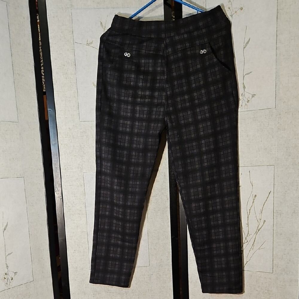 Black Plaid Pants